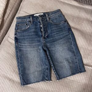 Aritzia Denim Forum Yoko Bermuda Shorts